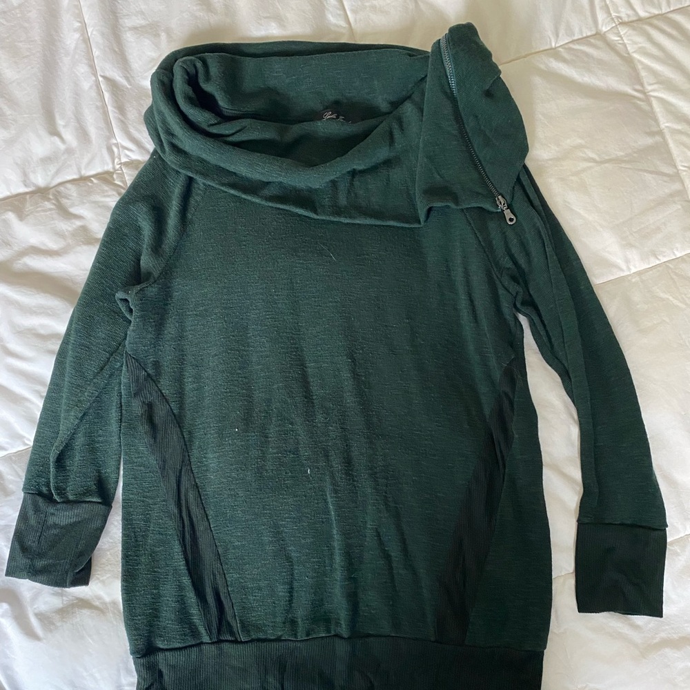 Laila Jayde Zipper Neck Sweater